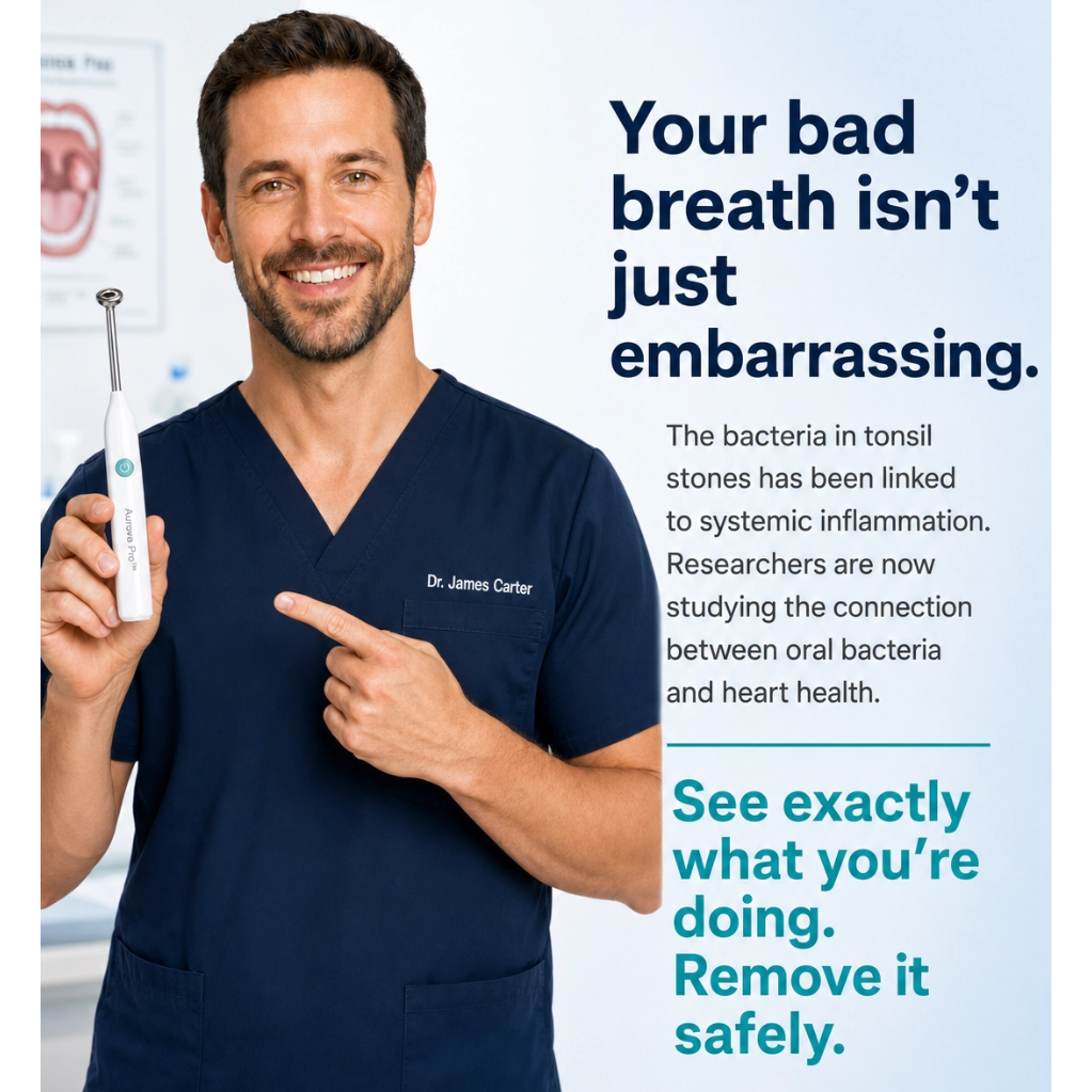 Bad Breath After Brushing? It Might Be Hiding in Your Tonsils.