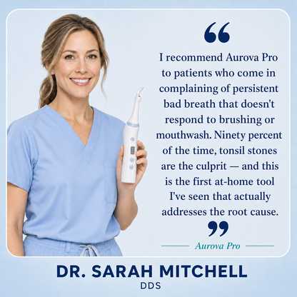 Aurova Pro™ | HD Visual Tonsil Stone Remover